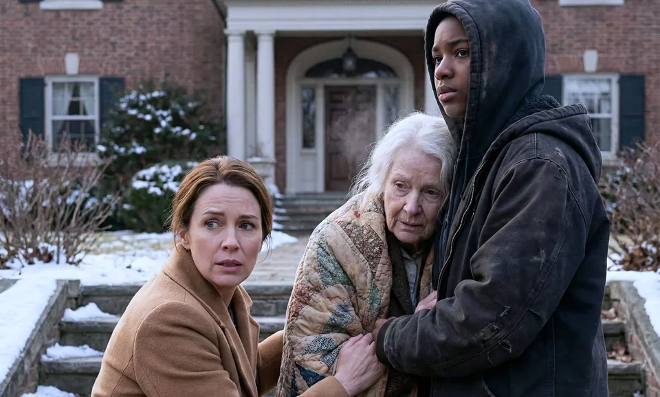 An Emotional Reunion: Daughter Finds Her Mother Saved from Freezing by a Familiar Stranger