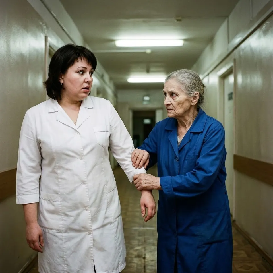 The Price of Kindness: Why an Elderly Cleaning Lady Forbade Marina from Entering the Hospital