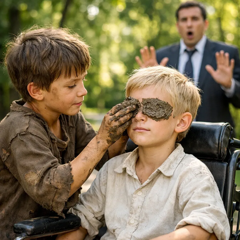 The Encounter in the Park: How a Chance Meeting Changed a Blind Boy’s Life