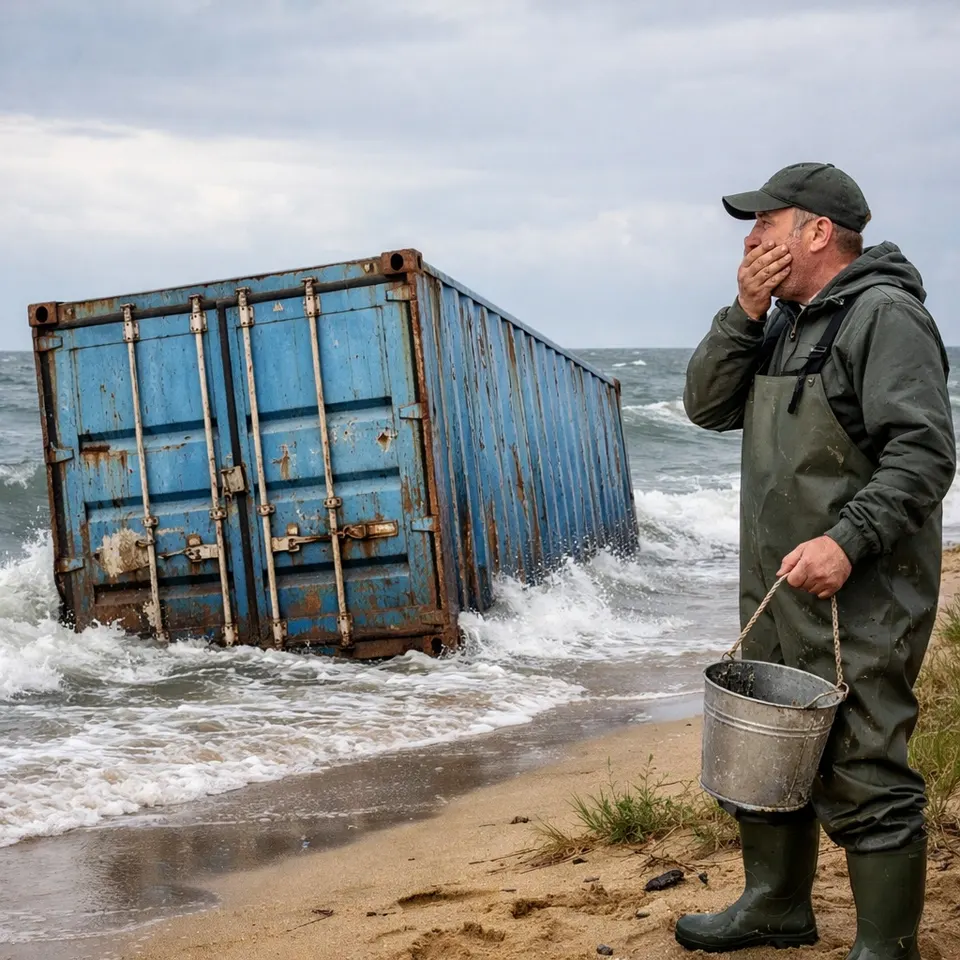The Shoreline Windfall: How a Storm-Tossed Container Changed a Fisherman's Life
