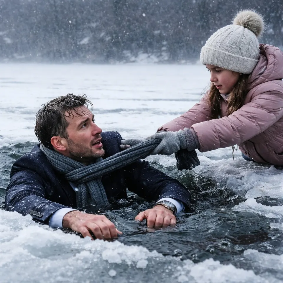 What the Little Girl Pulled from the Frozen Pond Changed Everything