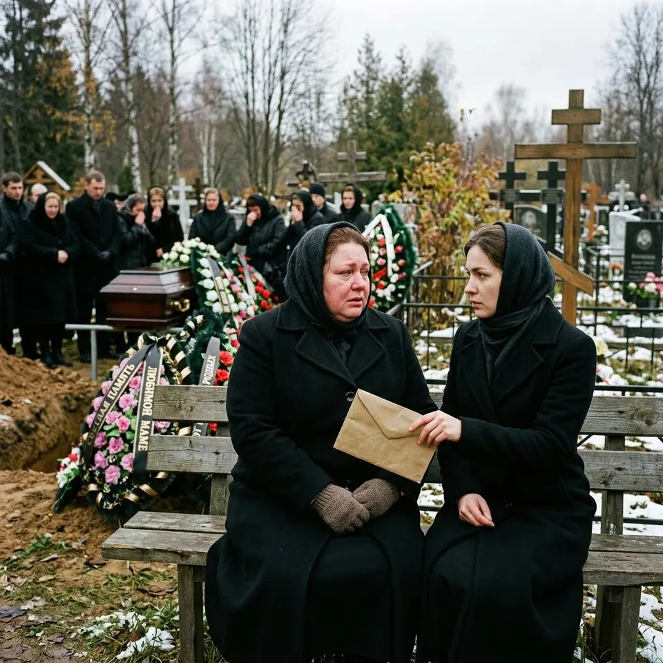 At My Sister’s Funeral, a Stranger Handed Me a Secret Envelope. Inside Was the Truth About My Husband