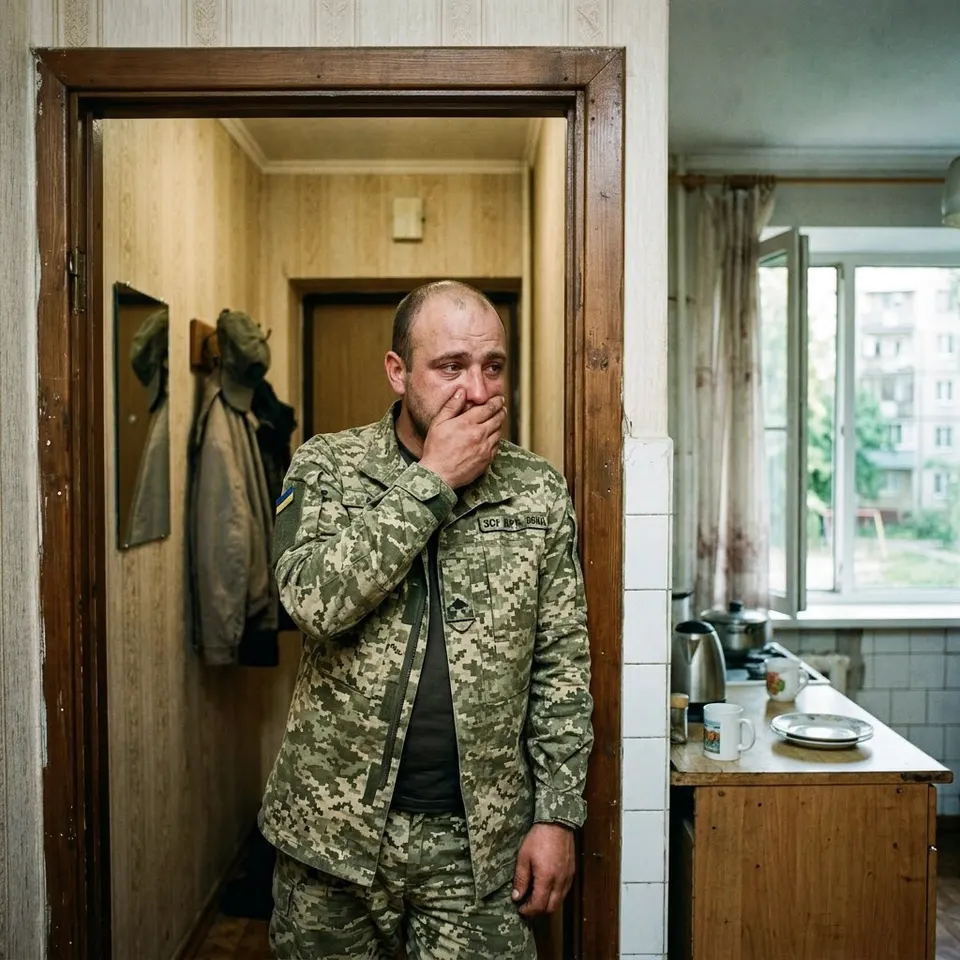 Вирішив зробити сюрприз і повернувся зі служби просто на Великдень. Картина за святковим столом, що перевернула його життя