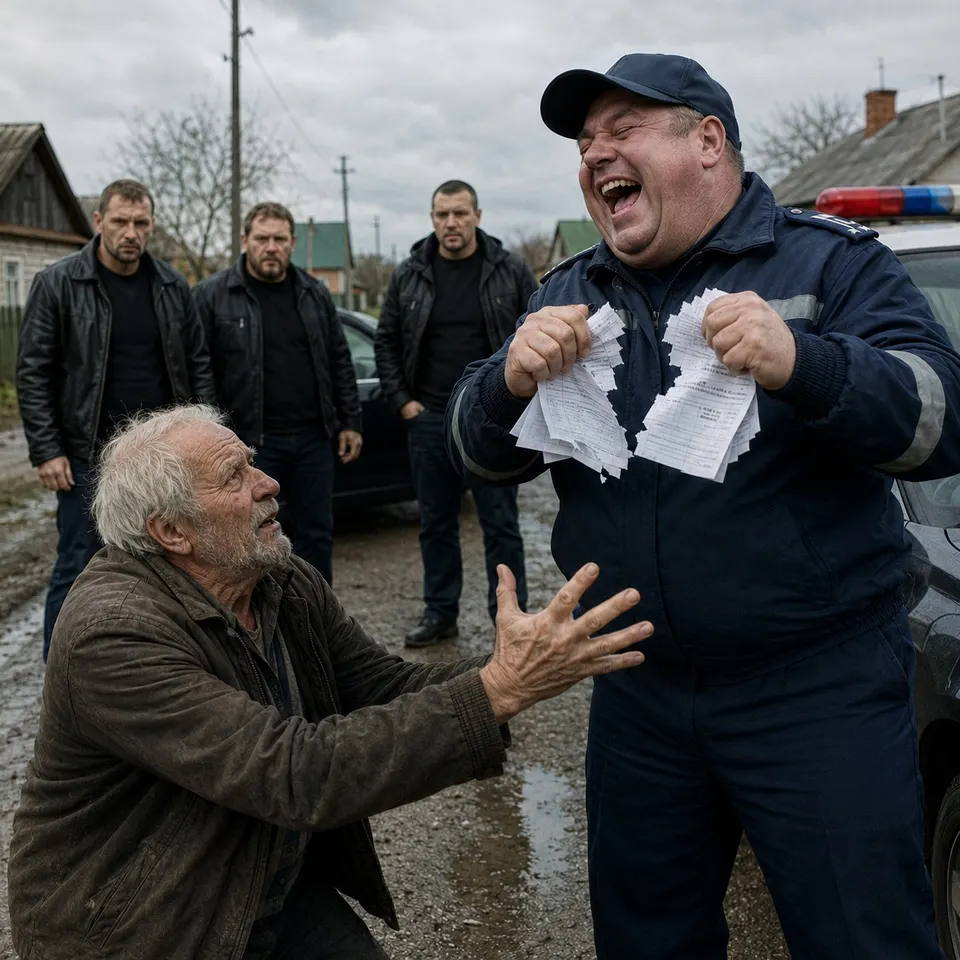 Літнього чоловіка принизили на дорозі, але невдовзі стало ясно, що інспектор поспішив із висновками
