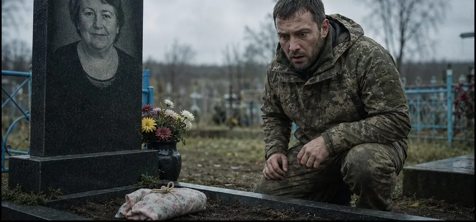 Вернувшись с войны, он узнал, что его мама умерла. Но когда парень пришёл на кладбище, он побледнел, обнаружив у могилы странный свёрток
