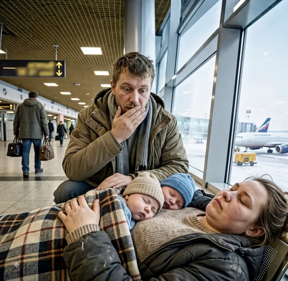 Мільйонер випадково зустрів в аеропорту колишню прибиральницю з близнюками. Але коли він наблизився