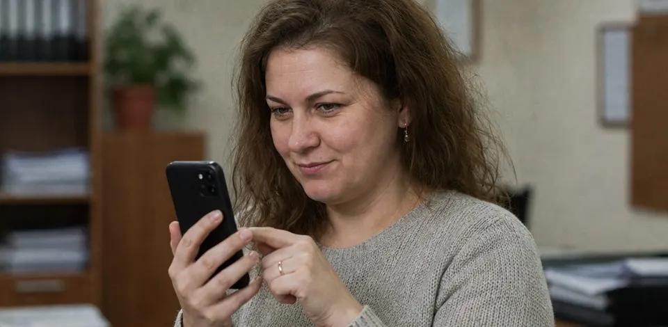 Сотрудники молча наблюдали за семейным скандалом, пока Тоня не достала телефон