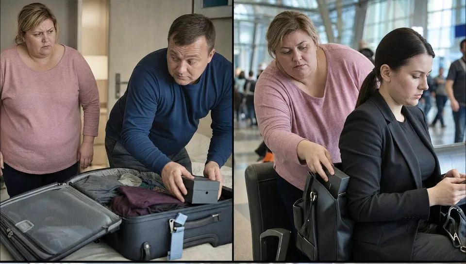 Перед поїздкою до Дубая я помітила, як чоловік нишком поклав дивну коробку в мою валізу. Я лише переклала її в сумку секретарки — і в аеропорту почалася перевірка